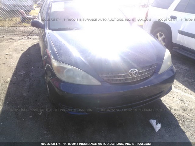 4T1BE32K24U338889 - 2004 TOYOTA CAMRY LE/XLE/SE BLUE photo 6