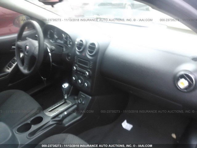 1G2ZF57B484125361 - 2008 PONTIAC G6 VALUE LEADER/BASE BLUE photo 5