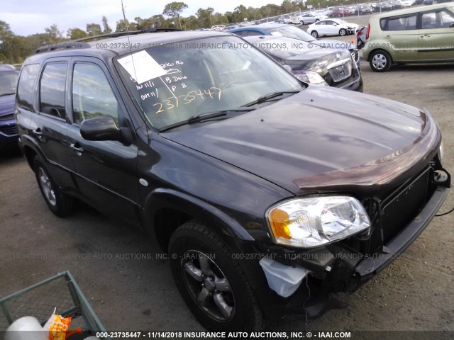 4F2CZ94186KM23075 - 2006 MAZDA TRIBUTE S GRAY photo 1