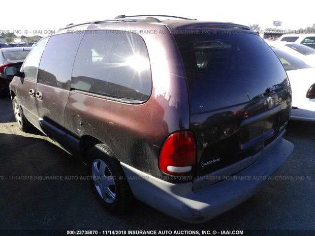 2B4GP44R0VR257132 - 1997 DODGE GRAND CARAVAN SE/SPORT PURPLE photo 3