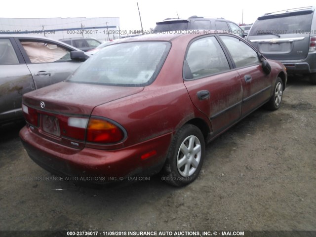 JM1BC1413W0205510 - 1998 MAZDA PROTEGE DX/LX/ES ORANGE photo 4