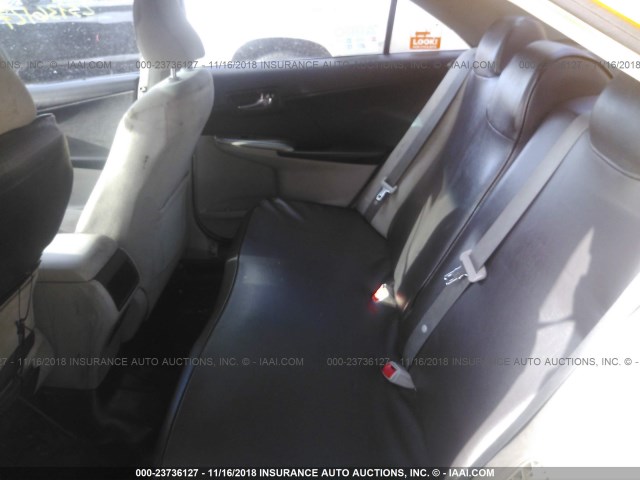 4T1BD1FK1CU019354 - 2012 TOYOTA CAMRY HYBRID/LE/XLE 黄色 照片 8