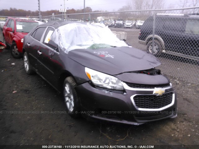 1G11C5SL4FF210888 - 2015 CHEVROLET MALIBU 1LT Dark Brown photo 1