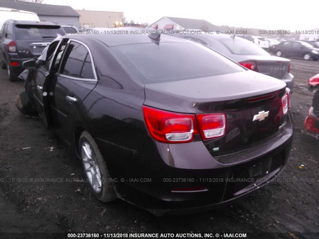 1G11C5SL4FF210888 - 2015 CHEVROLET MALIBU 1LT Dark Brown photo 3