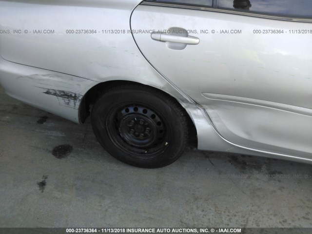 4T1BE32K53U126275 - 2003 TOYOTA CAMRY LE/XLE/SE SILVER photo 6