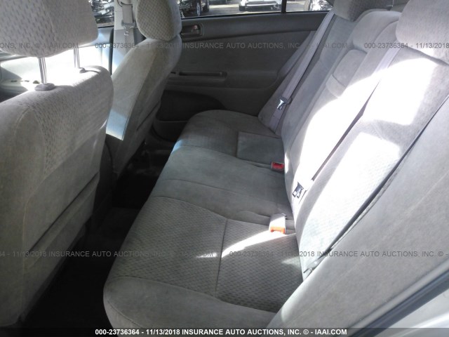 4T1BE32K53U126275 - 2003 TOYOTA CAMRY LE/XLE/SE SILVER photo 8