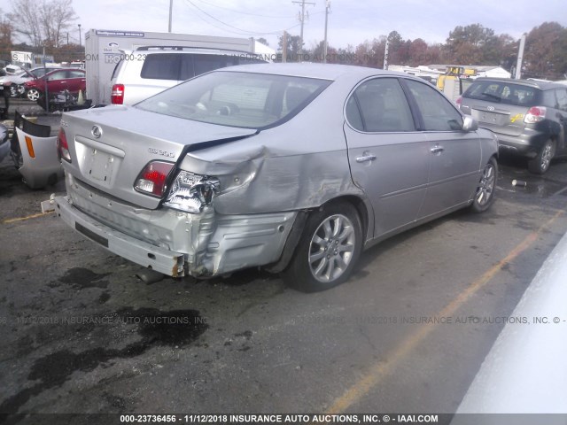 JTHBF30G925028583 - 2002 LEXUS ES 300 SILVER photo 4