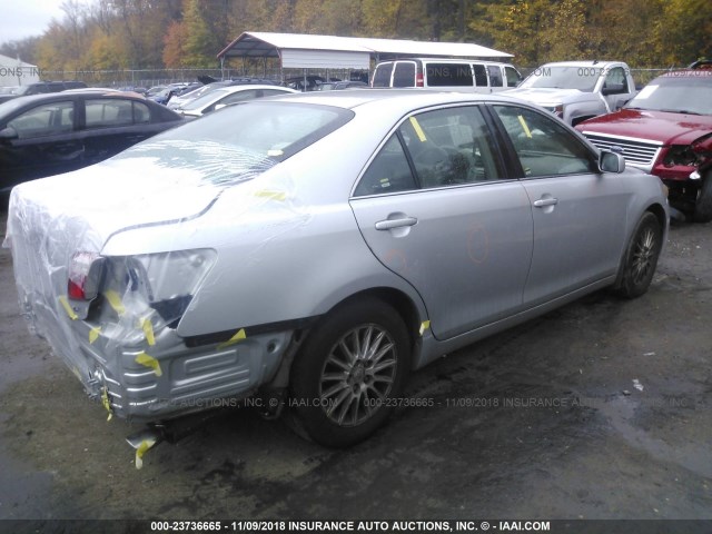 4T1BK46K17U023854 - 2007 TOYOTA CAMRY NEW GENERAT LE/XLE/SE SILVER photo 4