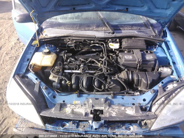 1FAFP34N27W349333 - 2007 FORD FOCUS ZX4/S/SE/SES 蓝色 照片 10