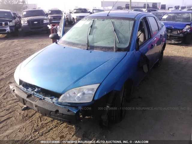 1FAFP34N27W349333 - 2007 FORD FOCUS ZX4/S/SE/SES 蓝色 照片 6