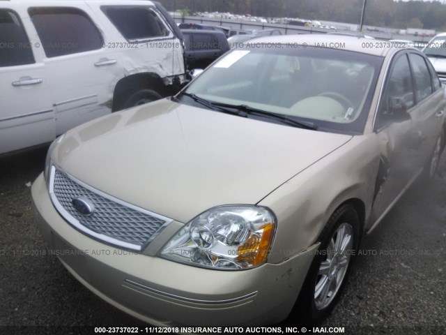 1FAHP25157G143514 - 2007 FORD FIVE HUNDRED LIMITED TAN photo 2