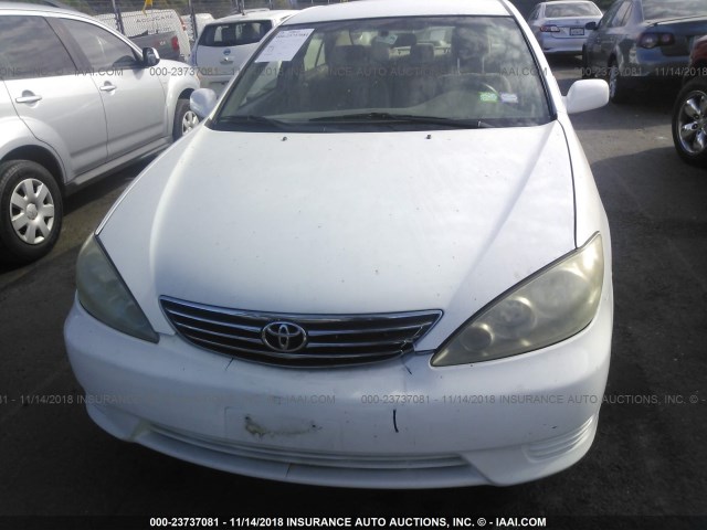 4T1BE32K96U732490 - 2006 TOYOTA CAMRY LE/XLE/SE WHITE photo 6
