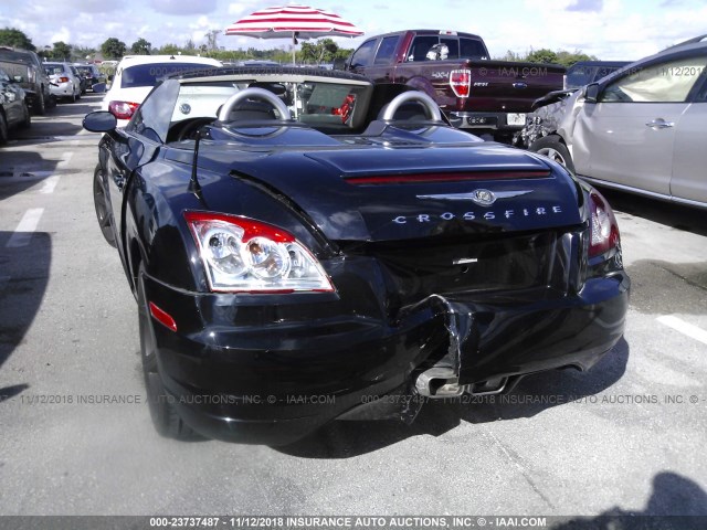 1C3AN55L85X056244 - 2005 CHRYSLER CROSSFIRE BLACK photo 6