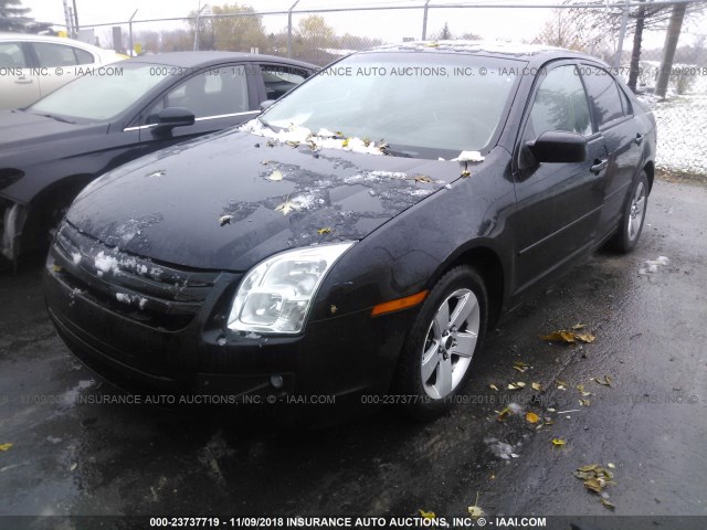 3FAHP07146R216946 - 2006 FORD FUSION SE BLACK photo 2