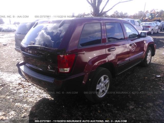 1J8GR48K17C605115 - 2007 JEEP GRAND CHEROKEE LAREDO/COLUMBIA/FREEDOM 栗色 照片 4