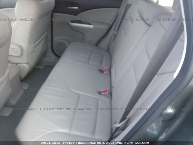 JHLRM4H74CC015028 - 2012 HONDA CR-V EXL GRAY photo 8