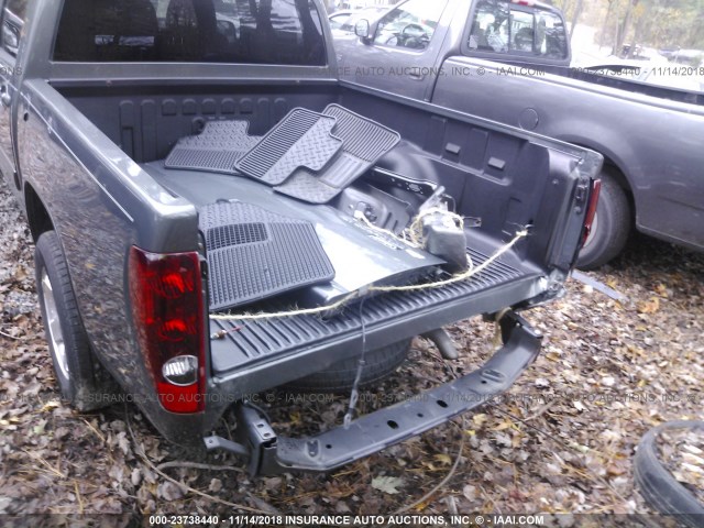 1GCDSCF91B8135446 - 2011 CHEVROLET COLORADO LT GRAY photo 6