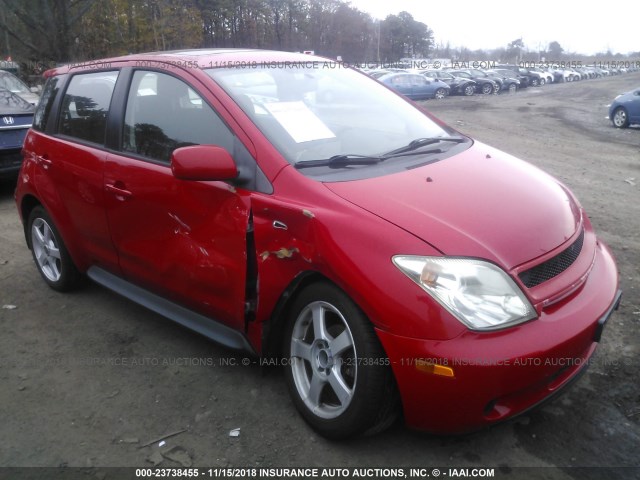 JTKKT624950094317 - 2005 TOYOTA SCION XA წითელი ფოტო 1