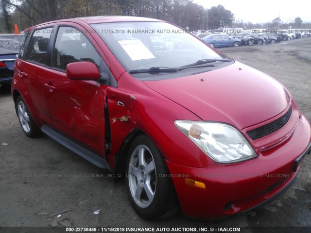 JTKKT624950094317 - 2005 TOYOTA SCION XA წითელი ფოტო 6