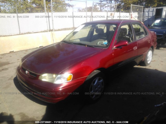 2T1BR18E5YC270766 - 2000 TOYOTA COROLLA VE/CE/LE 红色 照片 2