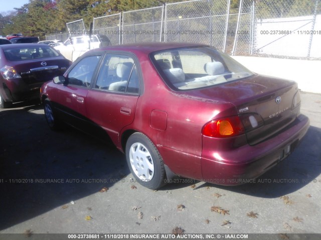 2T1BR18E5YC270766 - 2000 TOYOTA COROLLA VE/CE/LE 红色 照片 3