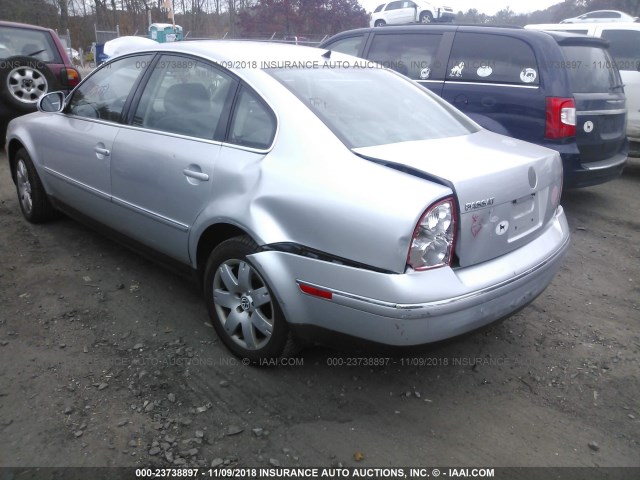 WVWAD63B65P031244 - 2005 VOLKSWAGEN PASSAT GLS SILVER photo 6