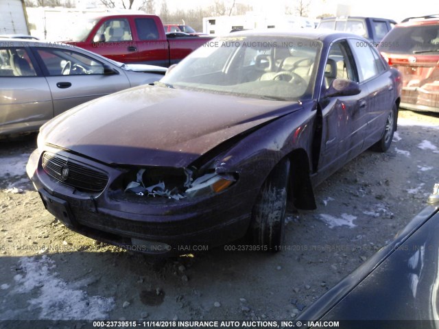 2G4WB55K711105132 - 2001 BUICK REGAL LS MAROON photo 2
