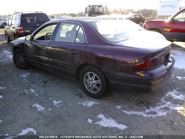 2G4WB55K711105132 - 2001 BUICK REGAL LS MAROON photo 3
