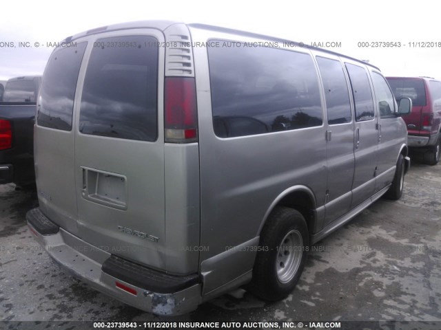 1GNFG65R311219974 - 2001 CHEVROLET EXPRESS G1500  TAN photo 4