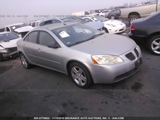 1G2ZG57B684224924 - 2008 PONTIAC G6 SE SILVER photo 1