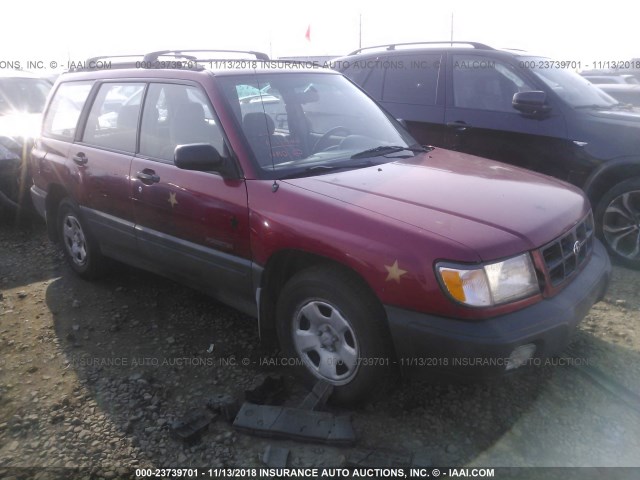JF1SF6355XG730396 - 1999 SUBARU FORESTER L RED photo 1