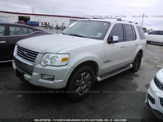 1FMEU75886ZA19073 - 2006 FORD EXPLORER LIMITED WHITE photo 2