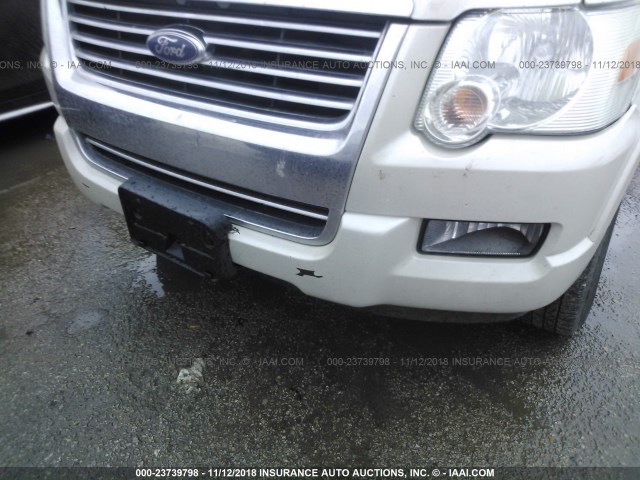 1FMEU75886ZA19073 - 2006 FORD EXPLORER LIMITED WHITE photo 6