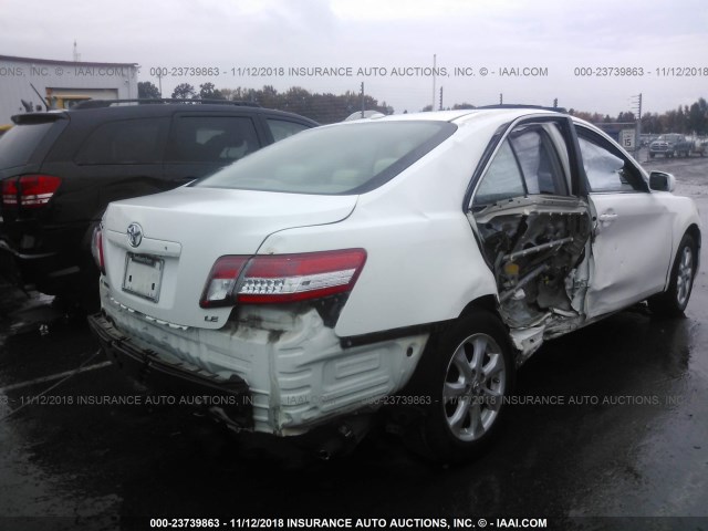 4T1BF3EK9BU690003 - 2011 TOYOTA CAMRY SE/LE/XLE WHITE photo 6