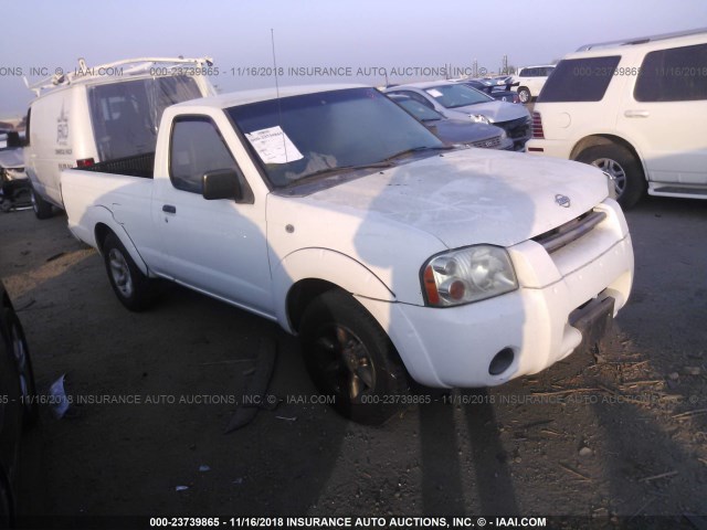 1N6DD21S51C400778 - 2001 NISSAN FRONTIER XE WHITE photo 1