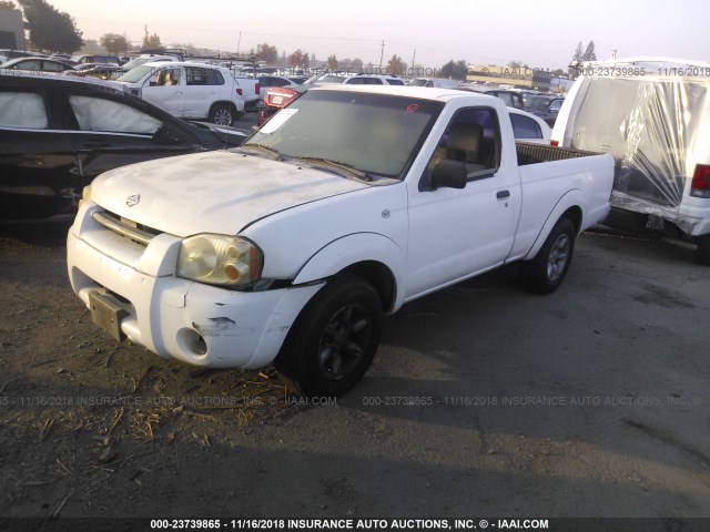 1N6DD21S51C400778 - 2001 NISSAN FRONTIER XE WHITE photo 2