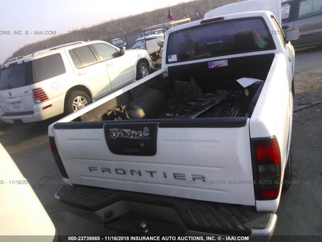 1N6DD21S51C400778 - 2001 NISSAN FRONTIER XE WHITE photo 8