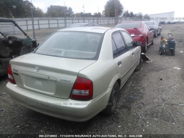 JM1BJ2224X0127828 - 1999 MAZDA PROTEGE DX/LX TAN photo 4