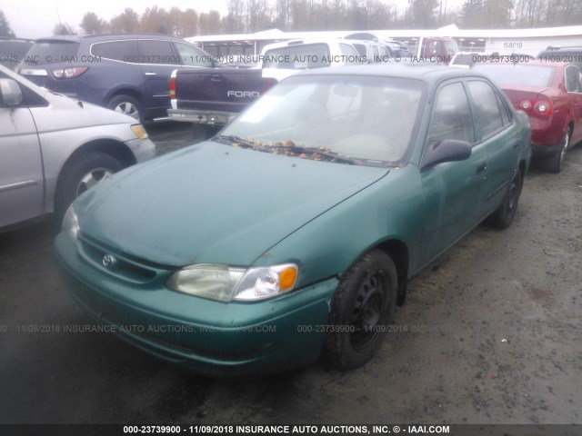 1NXBR12E1WZ070391 - 1998 TOYOTA COROLLA VE/CE/LE 绿色 照片 2