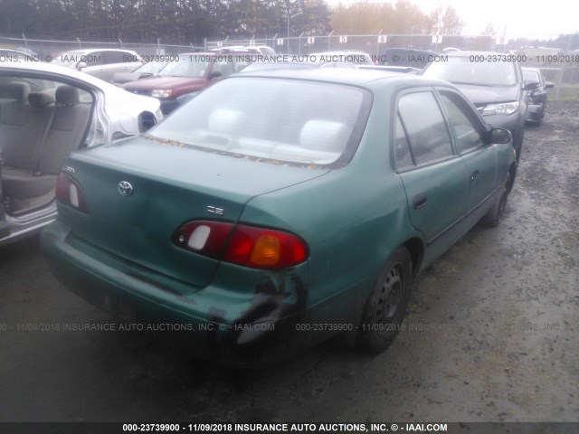 1NXBR12E1WZ070391 - 1998 TOYOTA COROLLA VE/CE/LE 绿色 照片 4