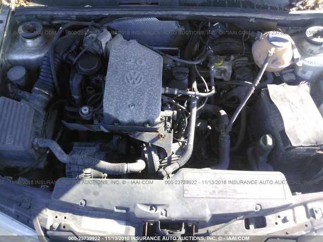 3VWDC21V62M803178 - 2002 VOLKSWAGEN CABRIO GLX SILVER photo 10