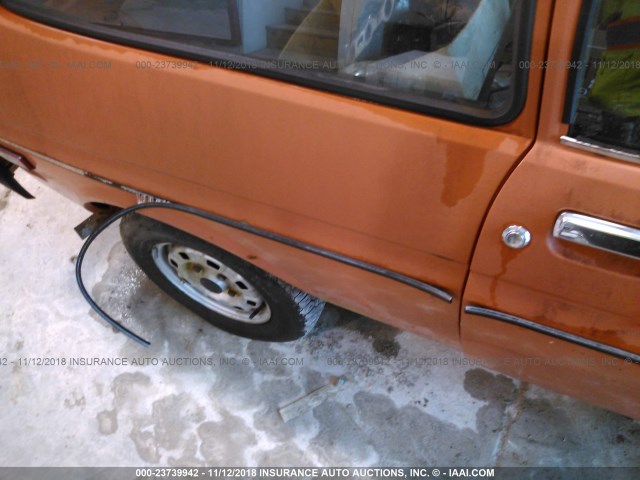 GCFBWM483530 - 1980 FORD FIESTA ORANGE photo 6