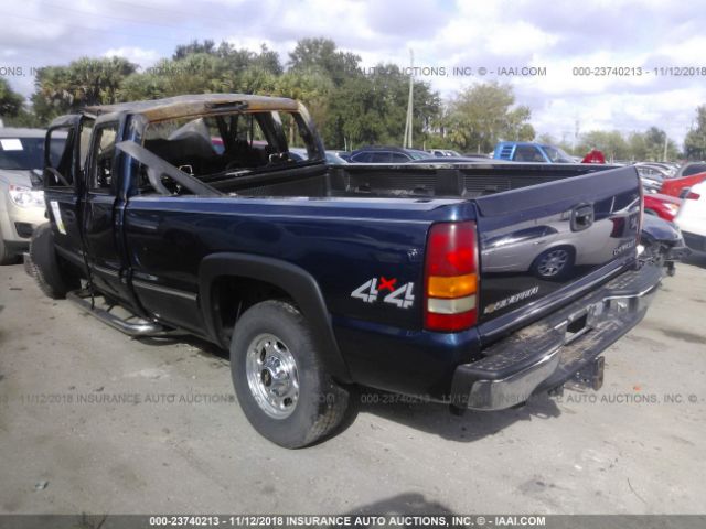 1GCGK29U9YE389049 - 2000 CHEVROLET SILVERADO K2500 BLUE photo 3