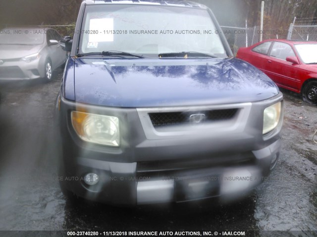 5J6YH18523L001813 - 2003 HONDA ELEMENT EX BLUE photo 5