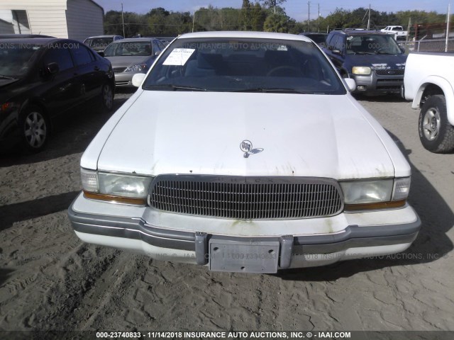 1G4BN5375NR427608 - 1992 BUICK ROADMASTER WHITE photo 6