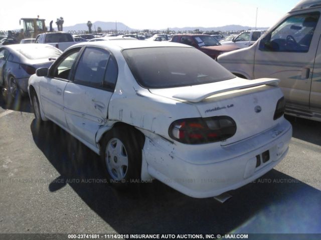 1G1NE52JX16158959 - 2001 CHEVROLET MALIBU LS თეთრი ფოტო 3