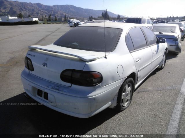 1G1NE52JX16158959 - 2001 CHEVROLET MALIBU LS თეთრი ფოტო 4