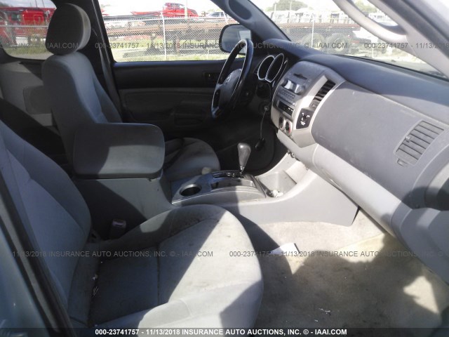 5TETU62N56Z160817 - 2006 TOYOTA TACOMA PRERUNNER ACCESS CAB SILVER photo 5