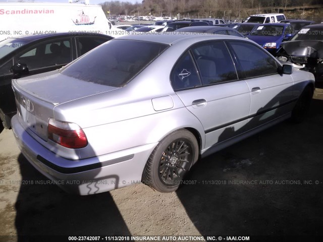 WBADN63482GN86099 - 2002 BMW 540 I AUTOMATIC SILVER photo 4