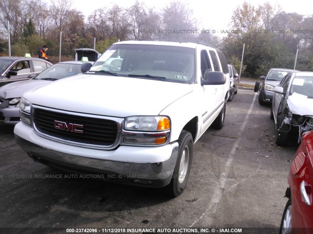 1GKFK16Z22J129570 - 2002 GMC YUKON XL K1500 WHITE photo 2